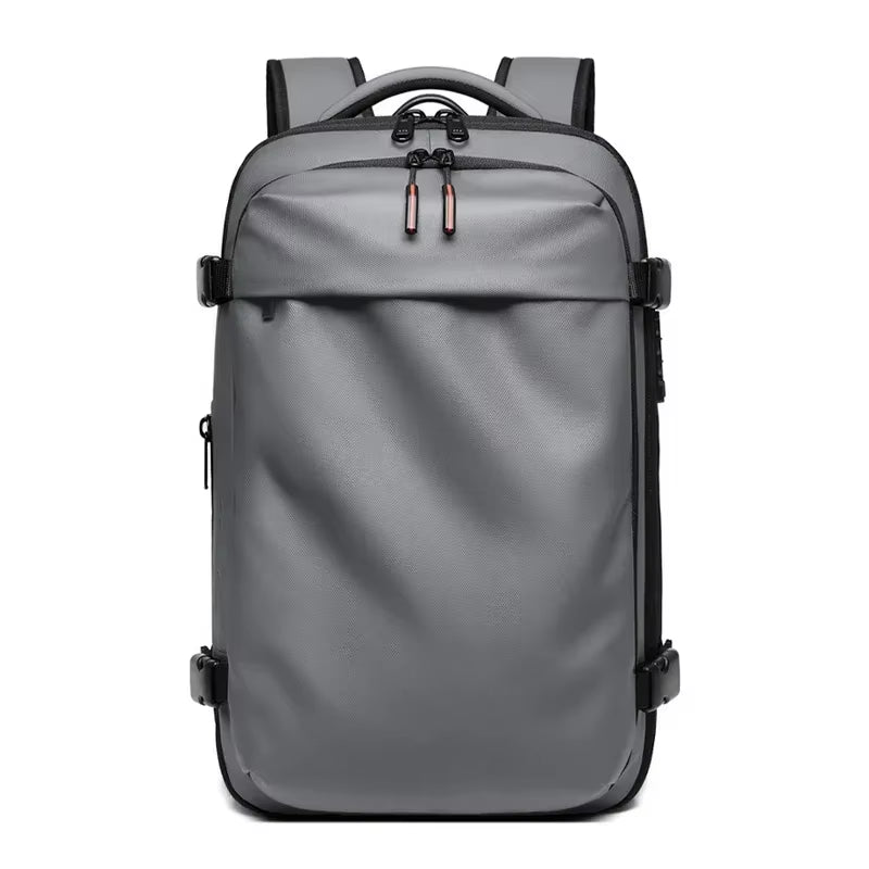 Men Travel Backpack Vacuum Compression Laptop Backpack 17 Inch Extended Large Capacity School Backpack Hiking Business Backpack
